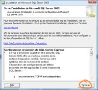 Image cliquer sur terminer