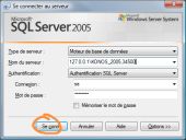 Image saisir l'information nécessaire et se connecter