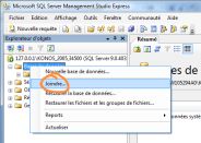 Image dans le menu contextuel de base de données, sélectionner joindre